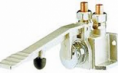 Grifo con pedal Presto 520 cromado